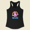 80s Unicorn Gonna Roller Racerback Tank Top