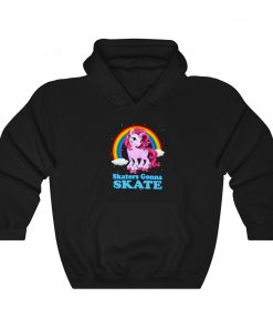 80s Unicorn Gonna Roller Hoodie Style