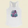 Anime Wave Aesthetic Racerback Tank Top