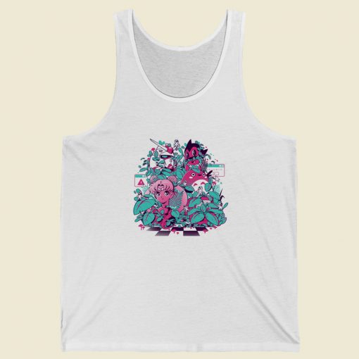 Anime Wave Aesthetic Tank Top