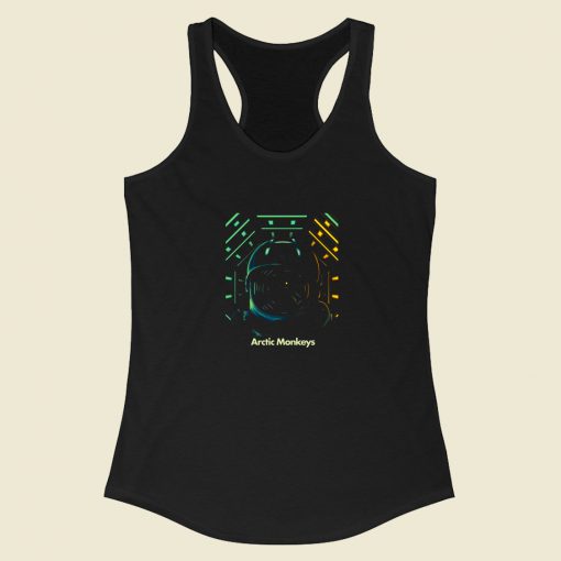 Arctic Monkeys In Space Funny Racerback Tank Top