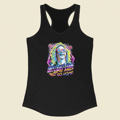 Beetlejuice Daylight 80s Racerback Tank Top