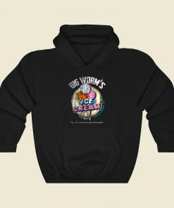 Big Worms Ice Cream Distressed Hoodie Style