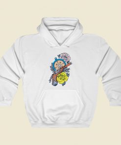 Compass With Flower Hoodie Style