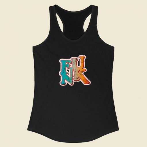 Funk Funky Retro Racerback Tank Top