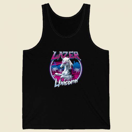 Lazer Unicorn Graphic Tank Top