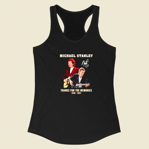 Michael Stanley Thanks For The Memories Racerback Tank Top