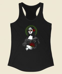 Muerte De Mona Lisa Racerback Tank Top