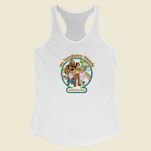 My Imaginary Friends Racerback Tank Top