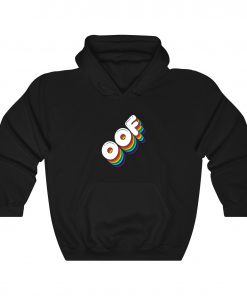 Oof Retro Rainbow Hoodie Style