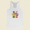 Funny Pokemon Parody Power Rangers Racerback Tank Top