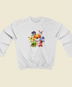 Funny Pokemon Parody Power Rangers Sweatshirt Style