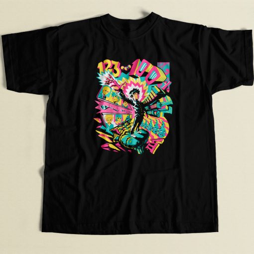 Psychedelic Boy 100 Anime T Shirt Style