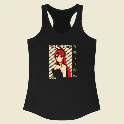 Rascal Does Not Dream Of Bunny Girl Racerback Tank Top