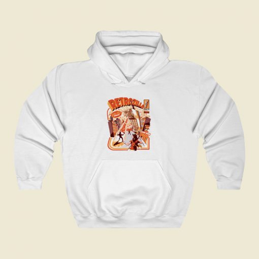 Retro Comic Phonezilla Hoodie Style