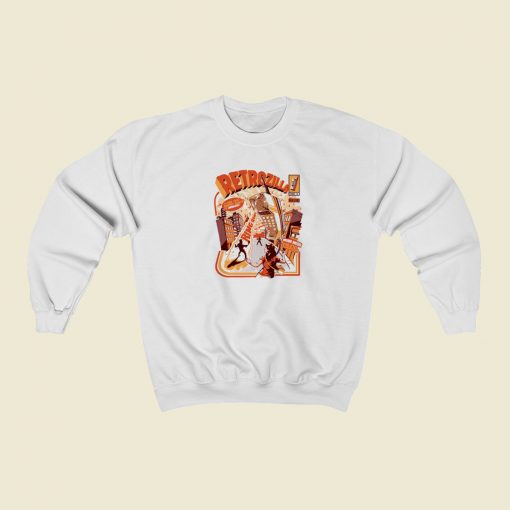 Retro Comic Phonezilla Sweatshirt Style