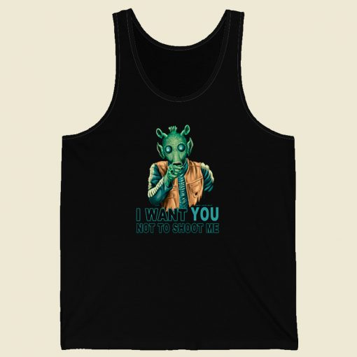 Rodian Petition Dont Shoot Me Tank Top