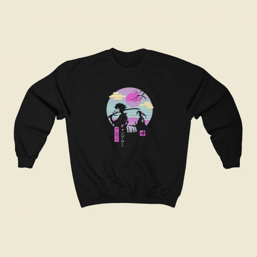 Samurai Chillhop Anime Sweatshirt Style