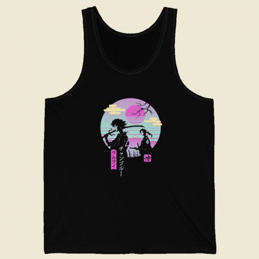 Samurai Chillhop Anime Tank Top