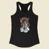 Silver Moon And Sister Funny Racerback Tank Top