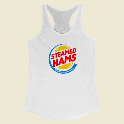 Steamed Hams Parody Racerback Tank Top