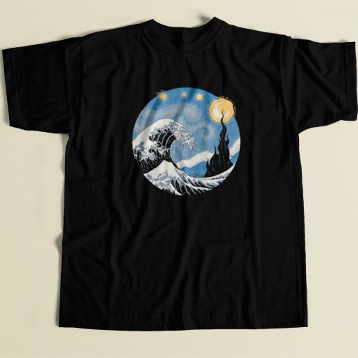 The Great Starry Wave T Shirt Style