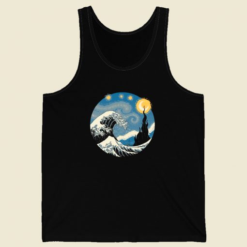 The Great Starry Wave Tank Top