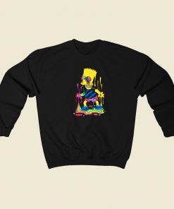 Trippy Bart Melting Funny Sweatshirt Style