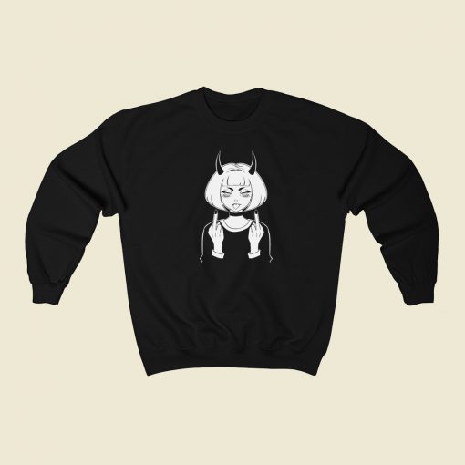 Waifu Have A Bad Day Sweatshirt Style