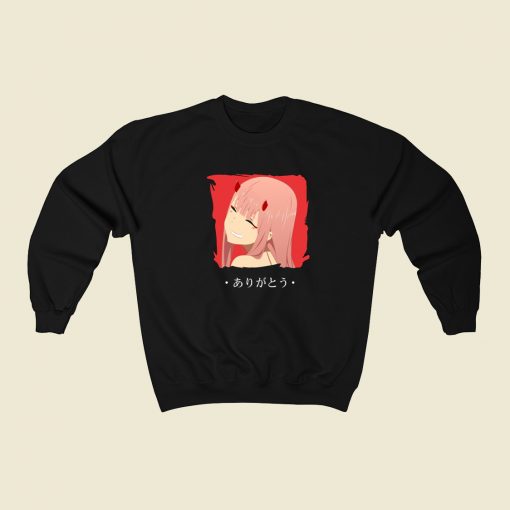 Zero Two from Darling Anime Sweatshirt Style