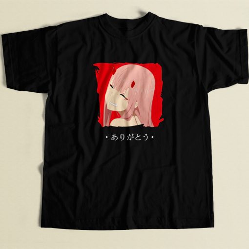 Zero Two from Darling Anime T Shirt Style