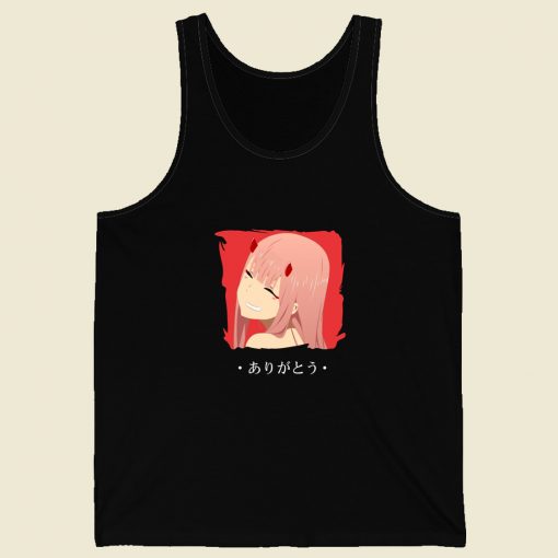 Zero Two from Darling Anime Tank Top