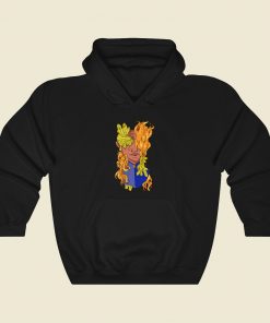 Crystel Flame Graphic Hoodie Style