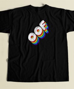 Oof Retro Rainbow T Shirt Style