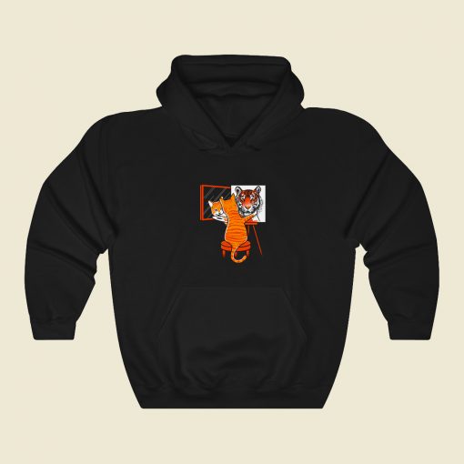 Cat Self Potrait Funny Hoodie Style