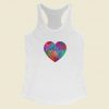 Resilient Rainbow Kintsugi Heart Racerback Tank Top