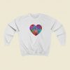 Resilient Rainbow Kintsugi Heart Sweatshirt Style