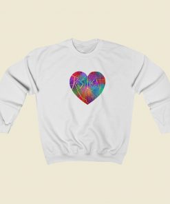 Resilient Rainbow Kintsugi Heart Sweatshirt Style