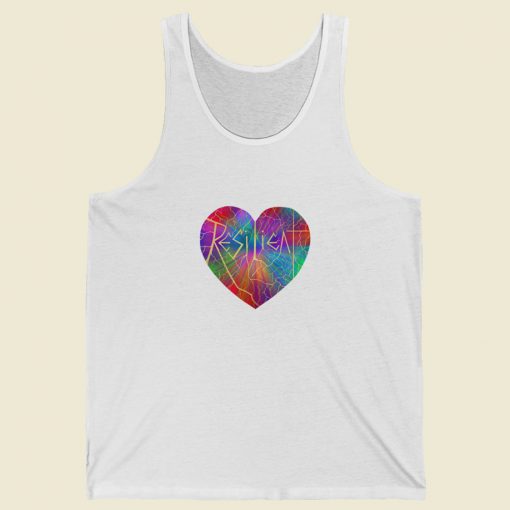 Resilient Rainbow Kintsugi Heart Tank Top