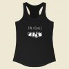 4 Black Cats Ew People Racerback Tank Top