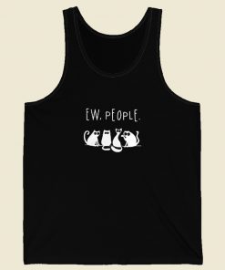 4 Black Cats Ew People Tank Top