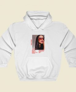 Actress Aaliyah Bio Vintage Hoodie Style