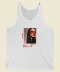 Actress Aaliyah Bio Vintage Tank Top