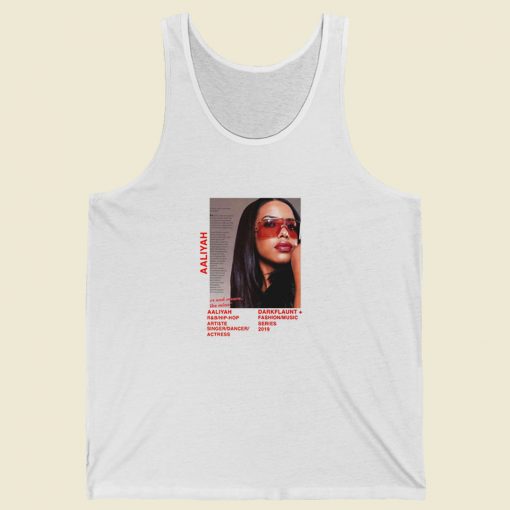 Actress Aaliyah Bio Vintage Tank Top