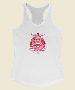 Bearphomet Rainbow Racerback Tank Top