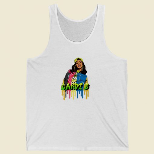 Cardi B Swag Funny Art Tank Top