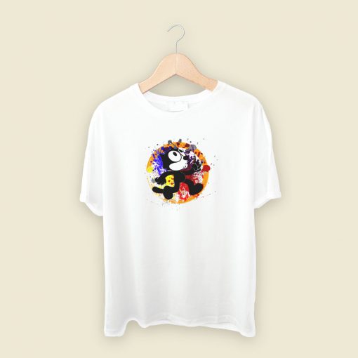 Felix The Cat Colour T Shirt Style