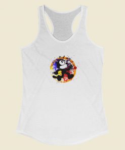 Felix The Cat Colour Racerback Tank Top