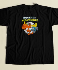 Rocky And Bullwinkle Vintage T Shirt Style