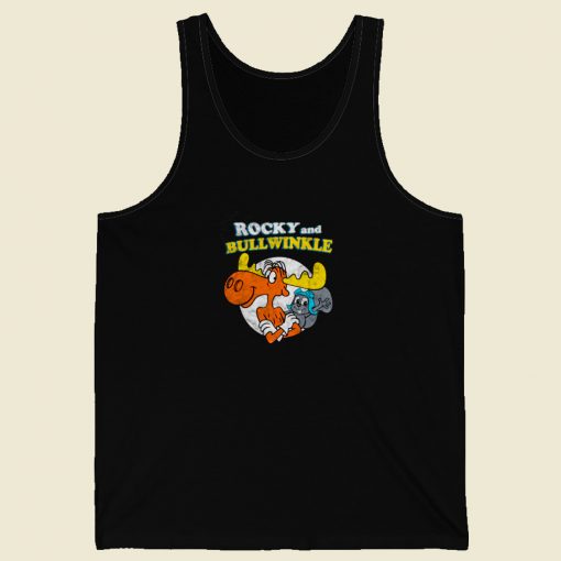 Rocky And Bullwinkle Vintage Tank Top